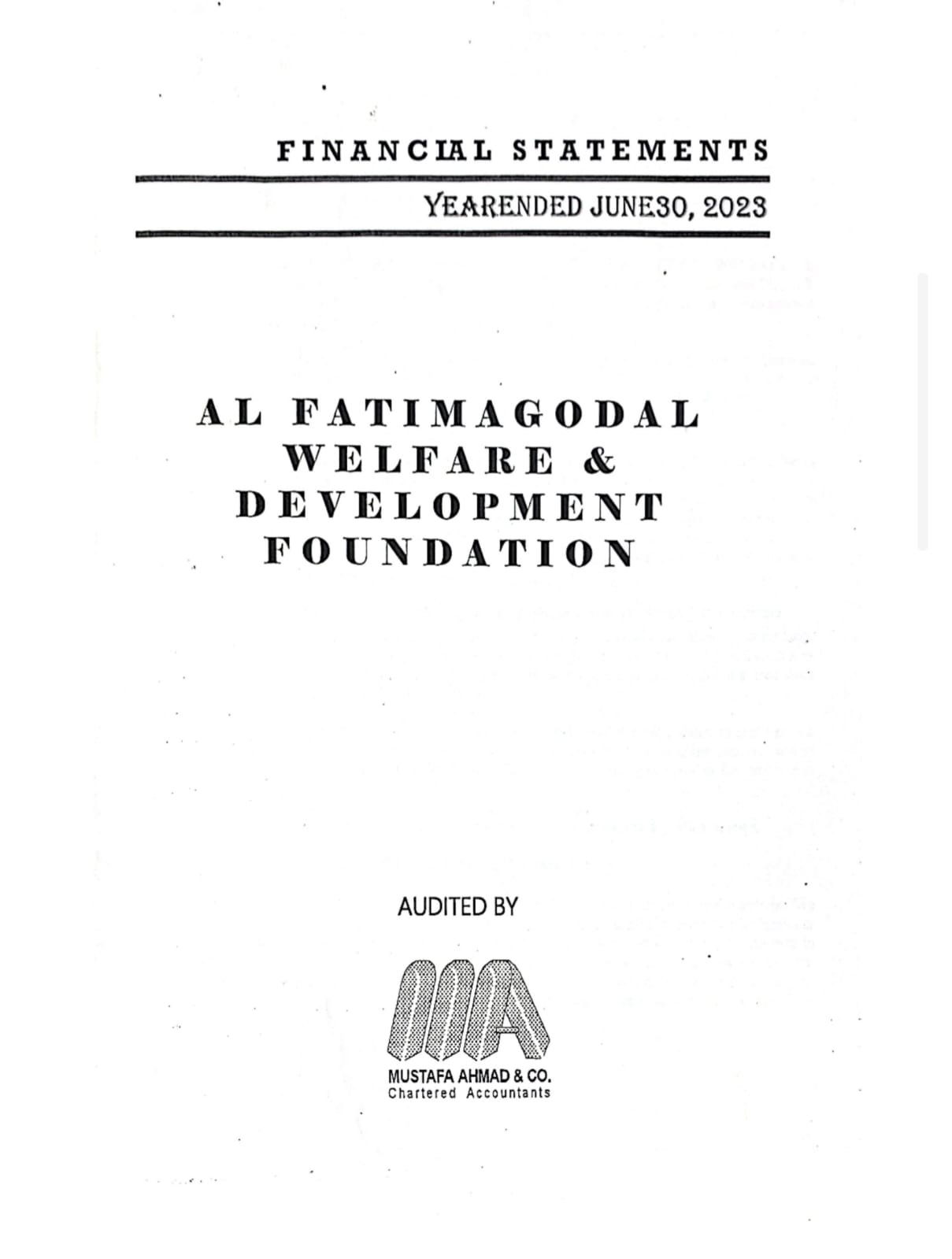 Audit Report 2023 - 1